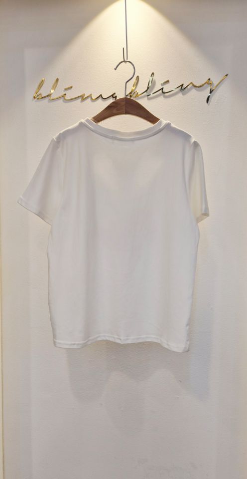 RICO/BLING BLING-S東大門直郵女裝新款時尚休閑T恤鵝RICO/BLING BLING-ST恤