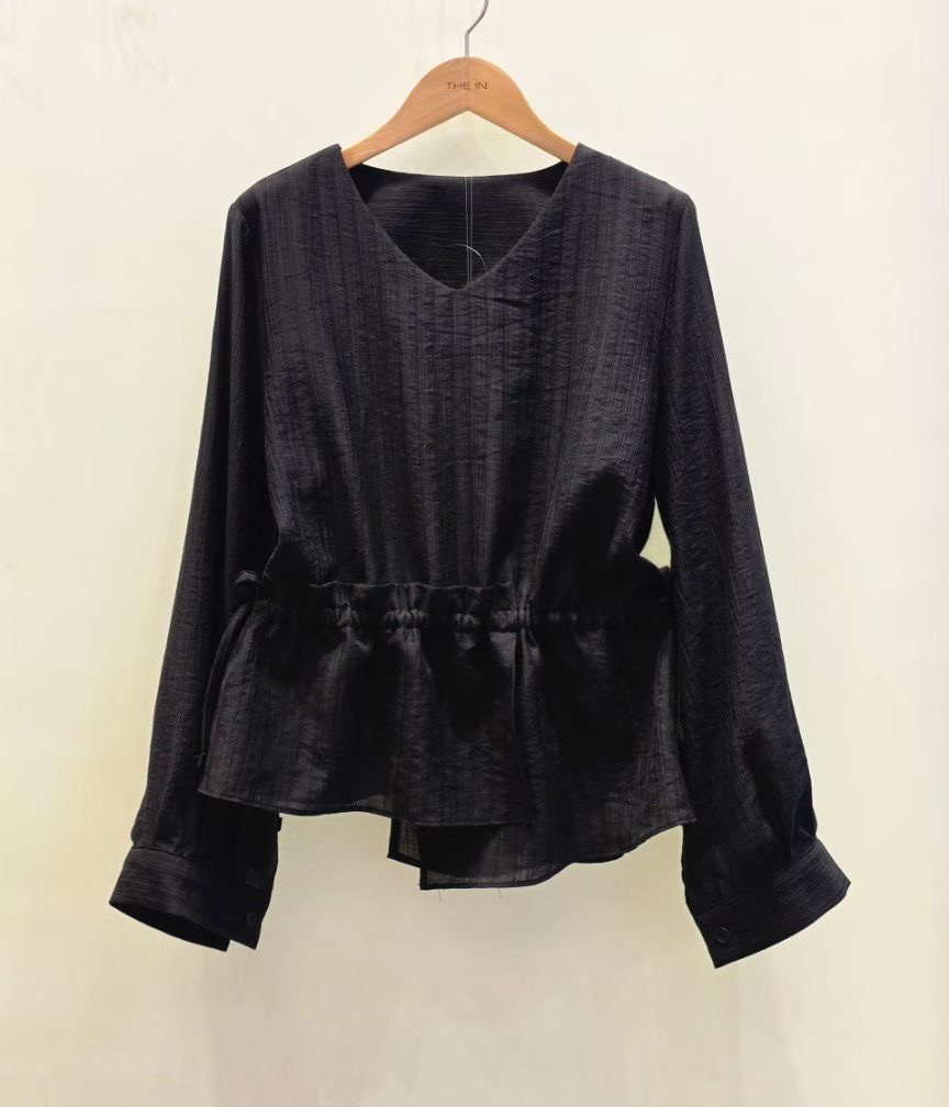 THE IN-더인-T東大門直郵女士新品人氣休閑襯衫蕾絲衫THE IN襯衫/蕾絲衫圖色2