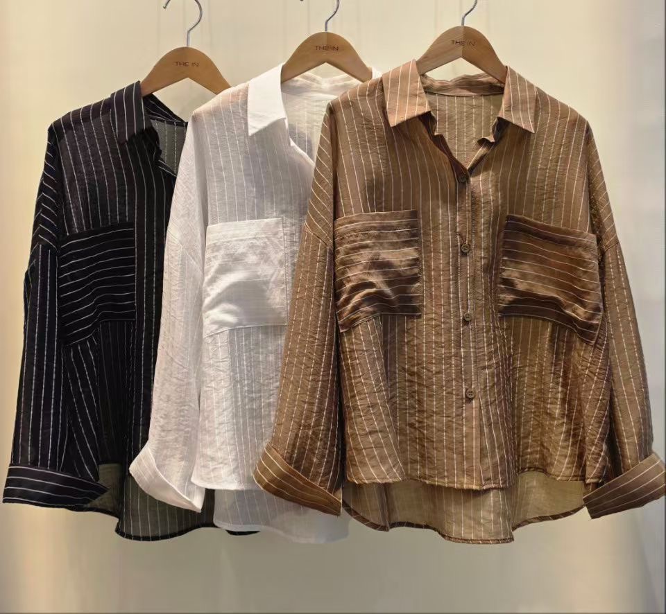 THE IN-더인-T韓國直郵女士新品熱賣休閑人氣襯衫蕾絲衫THE IN襯衫/蕾絲衫