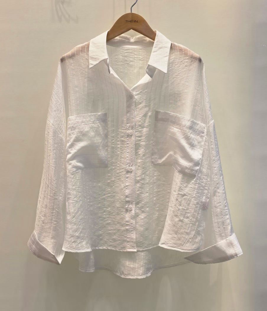 THE IN-더인-T韓國直郵女士新品熱賣休閑人氣襯衫蕾絲衫THE IN襯衫/蕾絲衫圖色2