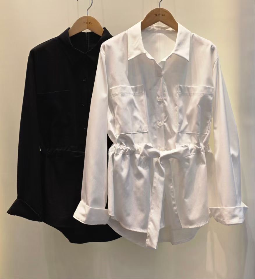 THE IN-더인-T韓國直郵女裝新款職業真品26春夏襯衫蕾絲衫THE IN襯衫/蕾絲衫