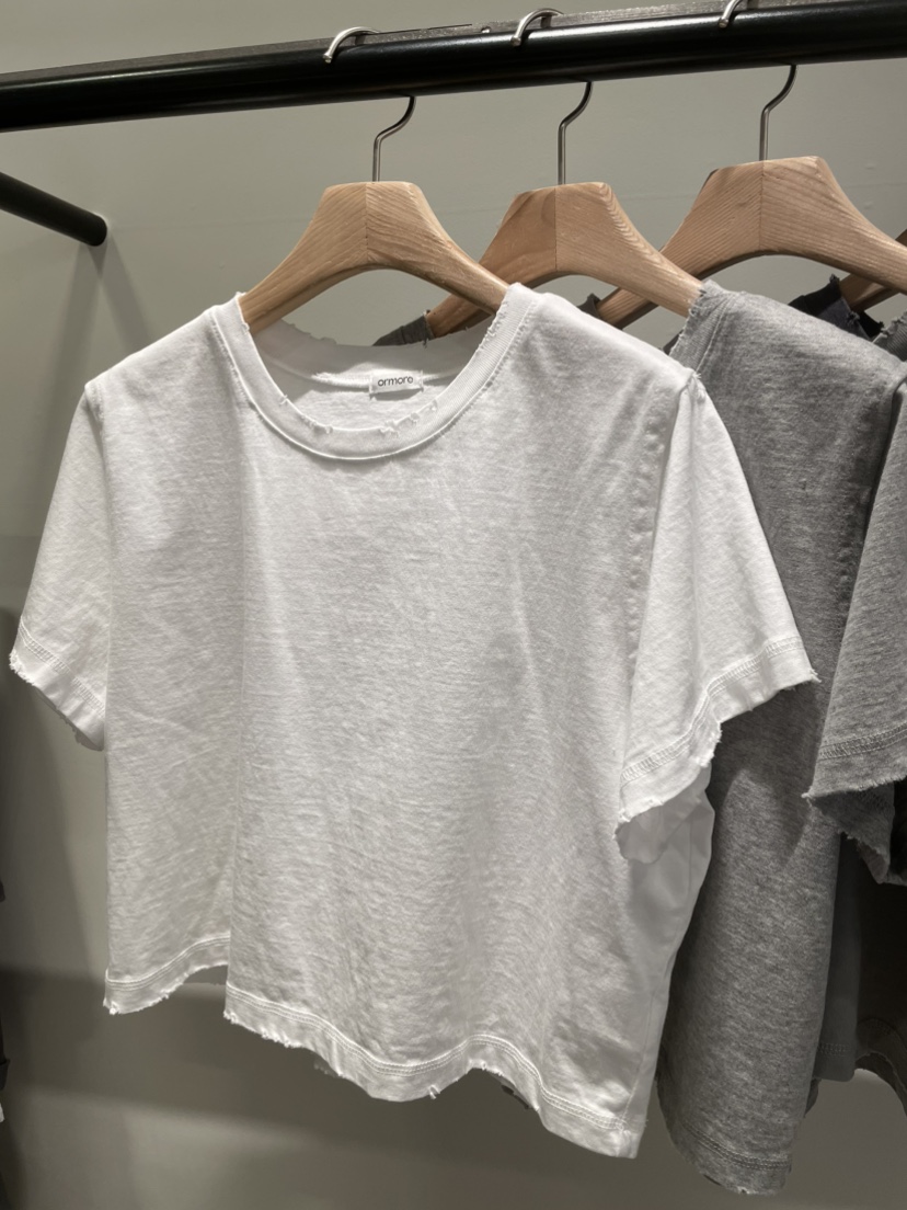 ORMORE韓國直郵女士新款推薦人氣職業時尚真品休閑26春夏T恤ORMORET恤