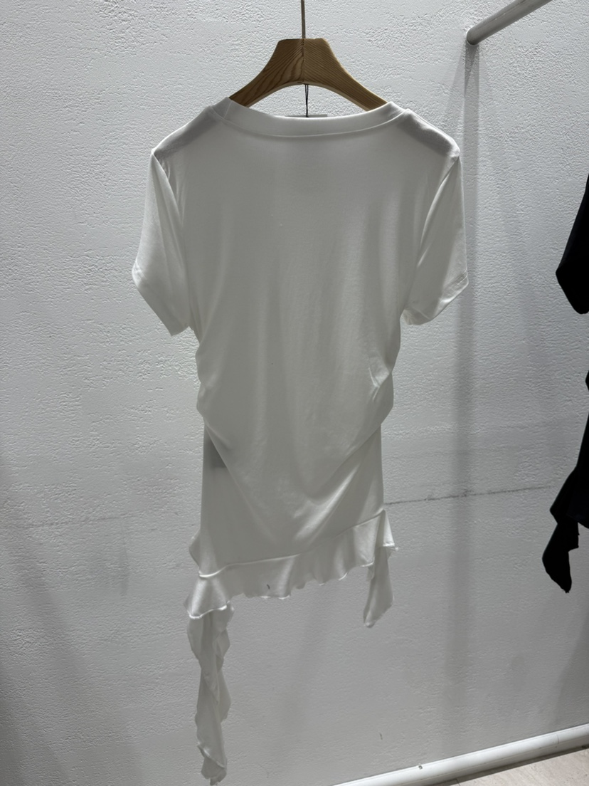 JIMMY韓國代購女士新品時尚休閑真品職業推薦熱賣T恤荷葉邊JIMMY/REMAKET恤