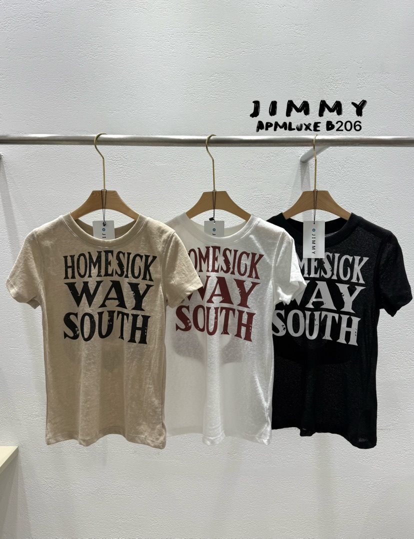 JIMMY韓國代購女裝新品休閑26春夏職業推薦熱賣人氣時尚T恤JIMMY/REMAKET恤