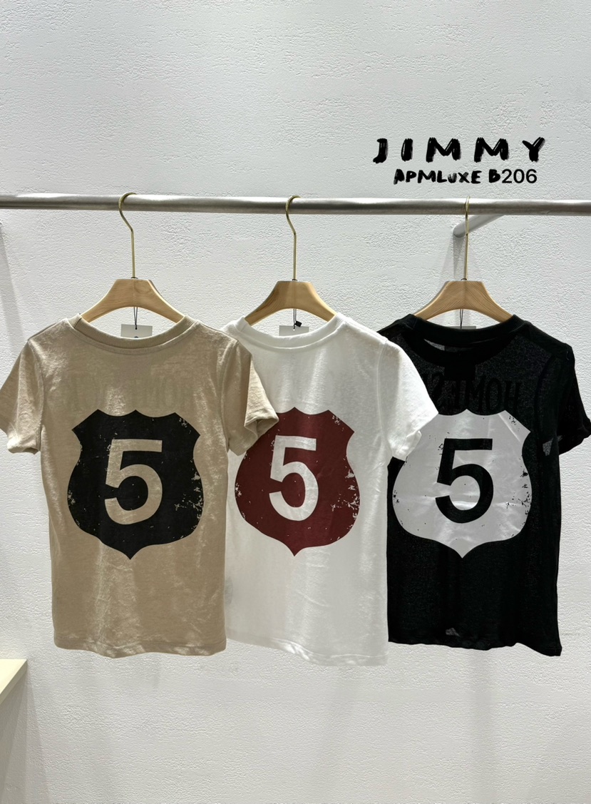 JIMMY韓國代購女裝新品休閑26春夏職業推薦熱賣人氣時尚T恤JIMMY/REMAKET恤