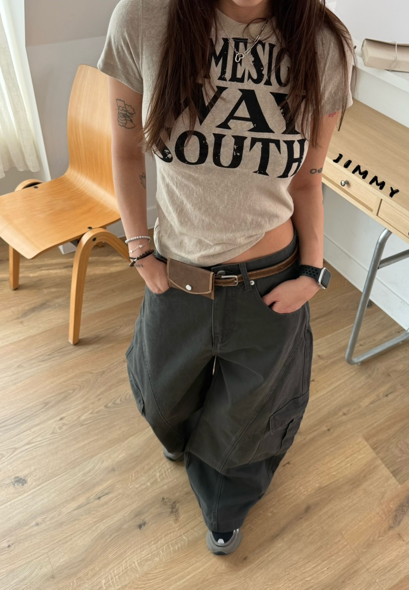 JIMMY韓國代購女裝新品休閑26春夏職業推薦熱賣人氣時尚T恤JIMMY/REMAKET恤