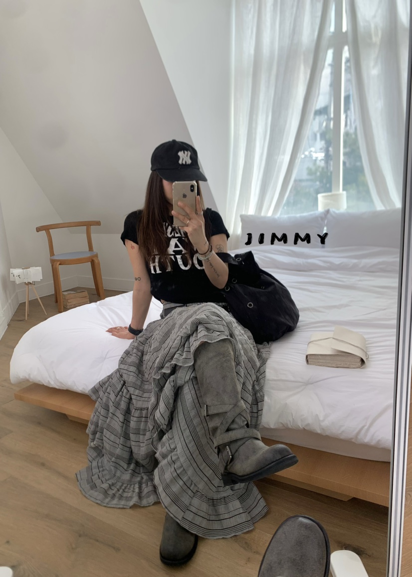 JIMMY韓國代購女裝新品休閑26春夏職業推薦熱賣人氣時尚T恤JIMMY/REMAKET恤