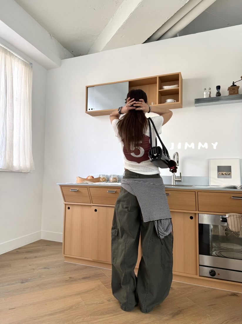 JIMMY韓國代購女裝新品休閑26春夏職業推薦熱賣人氣時尚T恤JIMMY/REMAKET恤