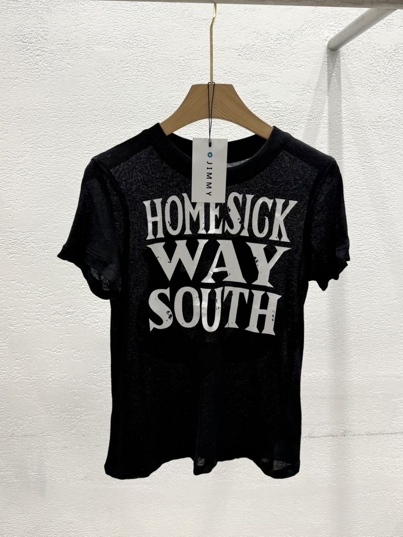 JIMMY韓國代購女裝新品休閑26春夏職業推薦熱賣人氣時尚T恤JIMMY/REMAKET恤圖色3