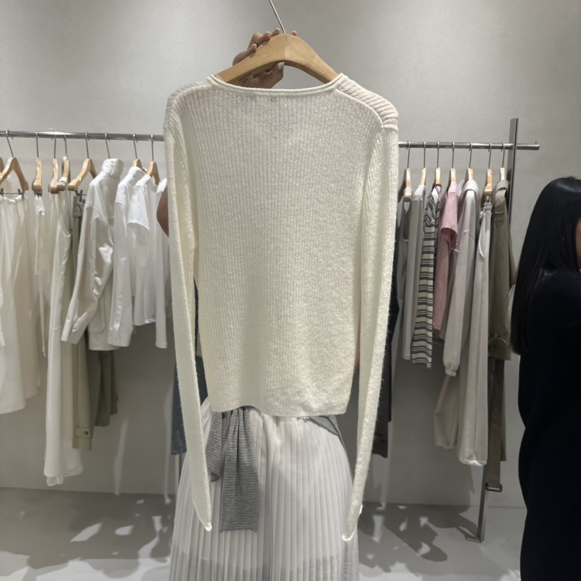 OVU東大門直郵女士新品職業時尚推薦26春夏針織衫開衫羅紋OVU針織衫