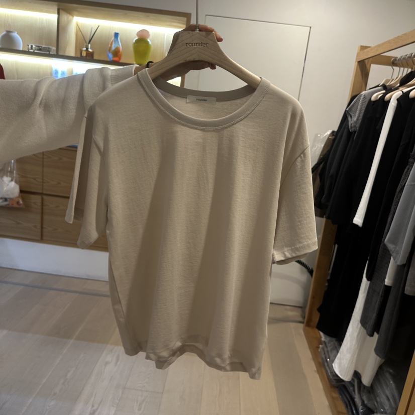 ROUNDER韓國代購女裝新品真品休閑職業人氣26春夏時尚T恤ROUNDERT恤圖色2