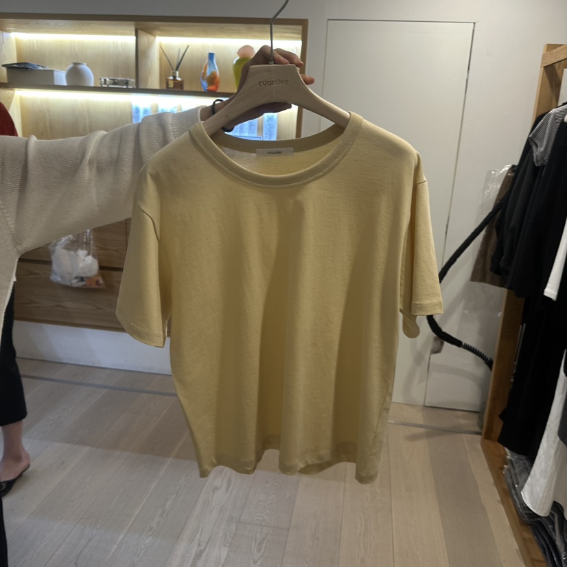 ROUNDER韓國代購女裝新品真品休閑職業人氣26春夏時尚T恤ROUNDERT恤圖色3
