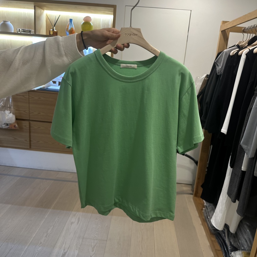ROUNDER韓國代購女裝新品真品休閑職業人氣26春夏時尚T恤ROUNDERT恤圖色4