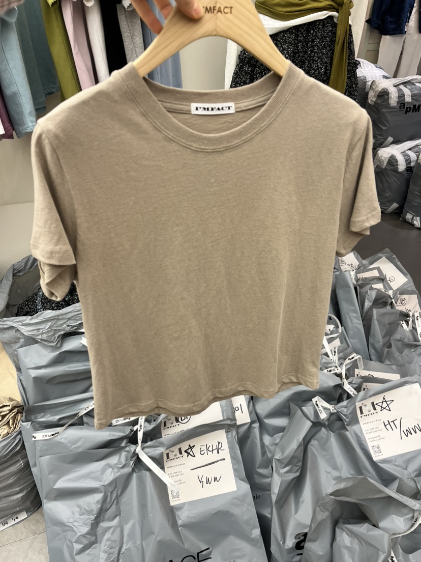 I MFACT東大門直郵女士新款真品職業時尚26春夏推薦熱賣T恤I MFACTT恤圖色1