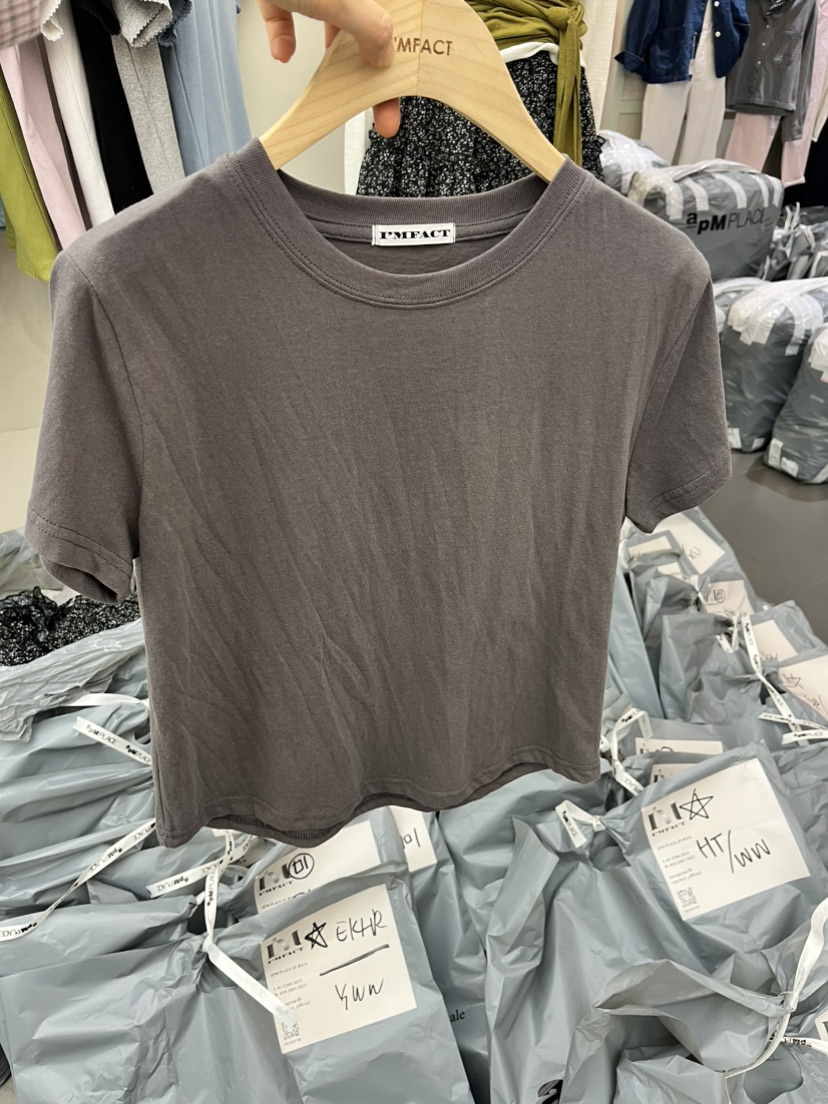 I MFACT東大門直郵女士新款真品職業時尚26春夏推薦熱賣T恤I MFACTT恤圖色2