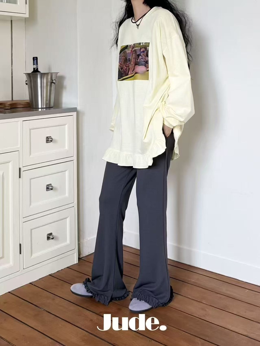 HEYJUDE韓國直郵女裝新品熱賣真品推薦人氣休閑職業休閑褲HEYJUDE休閑褲圖色3