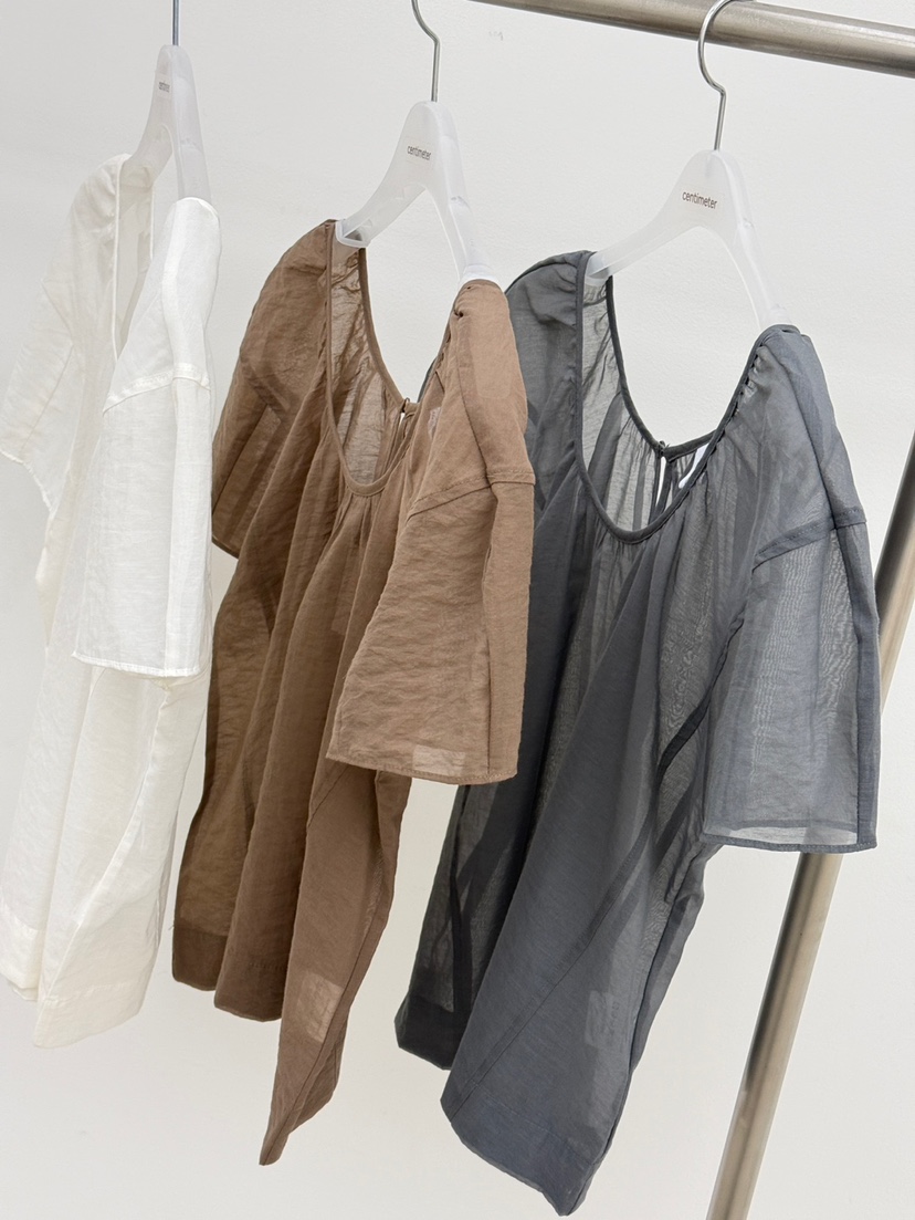 CM韓國代購女裝新款職業人氣26春夏休閑推薦時尚襯衫蕾絲衫CM_centimeter襯衫/蕾絲衫