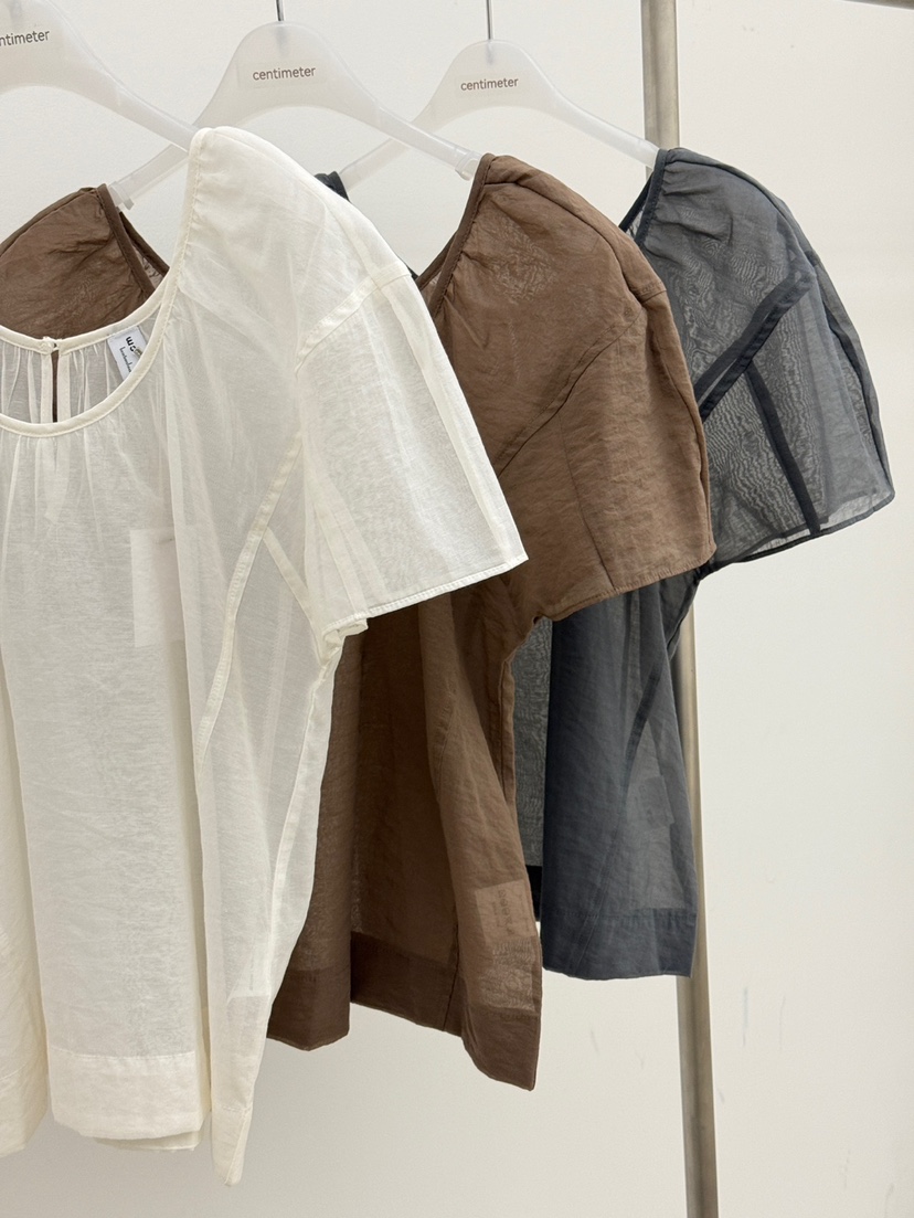 CM韓國代購女裝新款職業人氣26春夏休閑推薦時尚襯衫蕾絲衫CM_centimeter襯衫/蕾絲衫