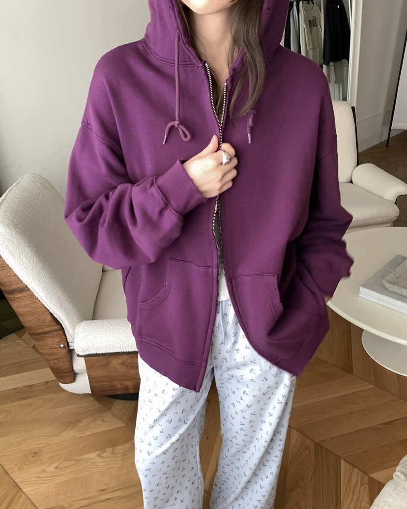 PEBBLE東大門實拍女士新品職業時尚真品夾克連帽衫拉鏈復古PEBBLE夾克