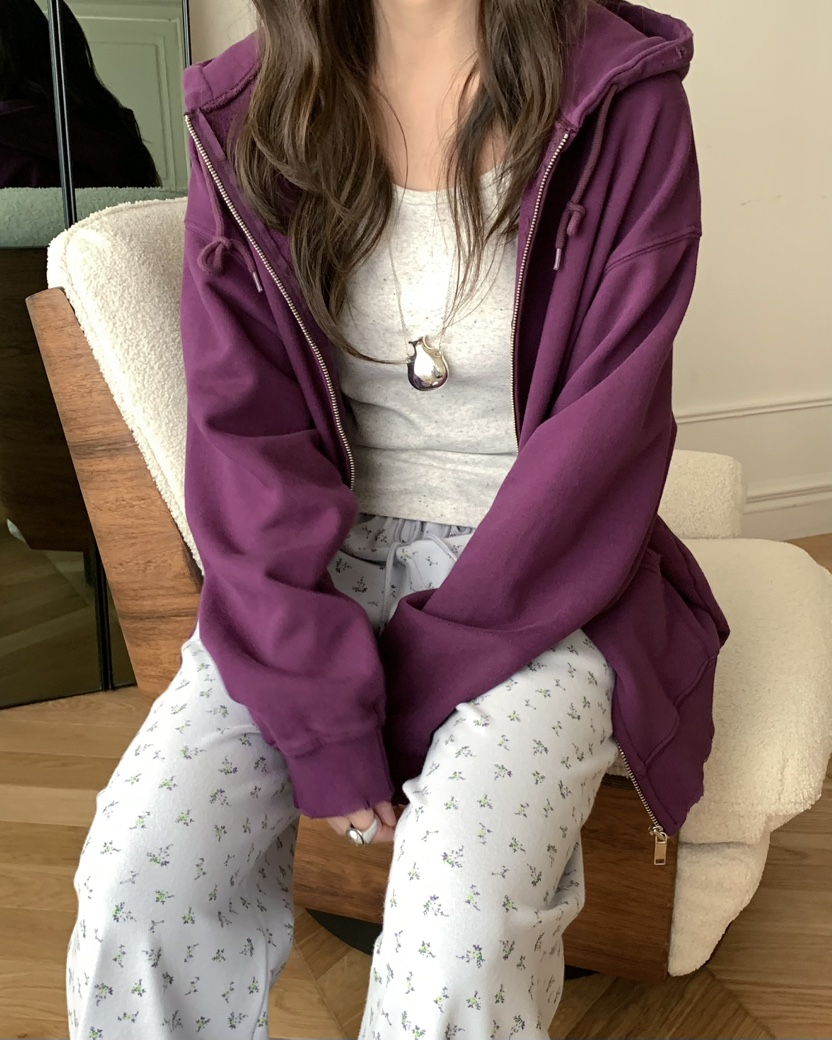 PEBBLE東大門實拍女士新品職業時尚真品夾克連帽衫拉鏈復古PEBBLE夾克