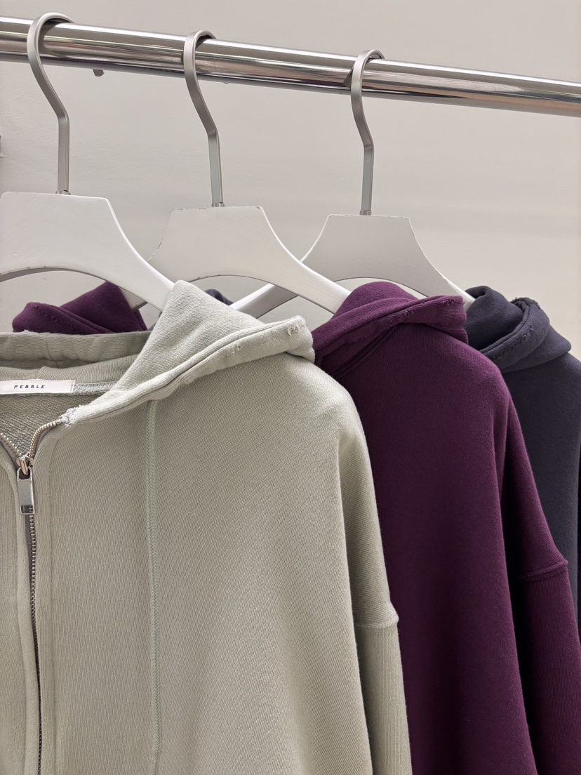 PEBBLE東大門實拍女士新品職業時尚真品夾克連帽衫拉鏈復古PEBBLE夾克