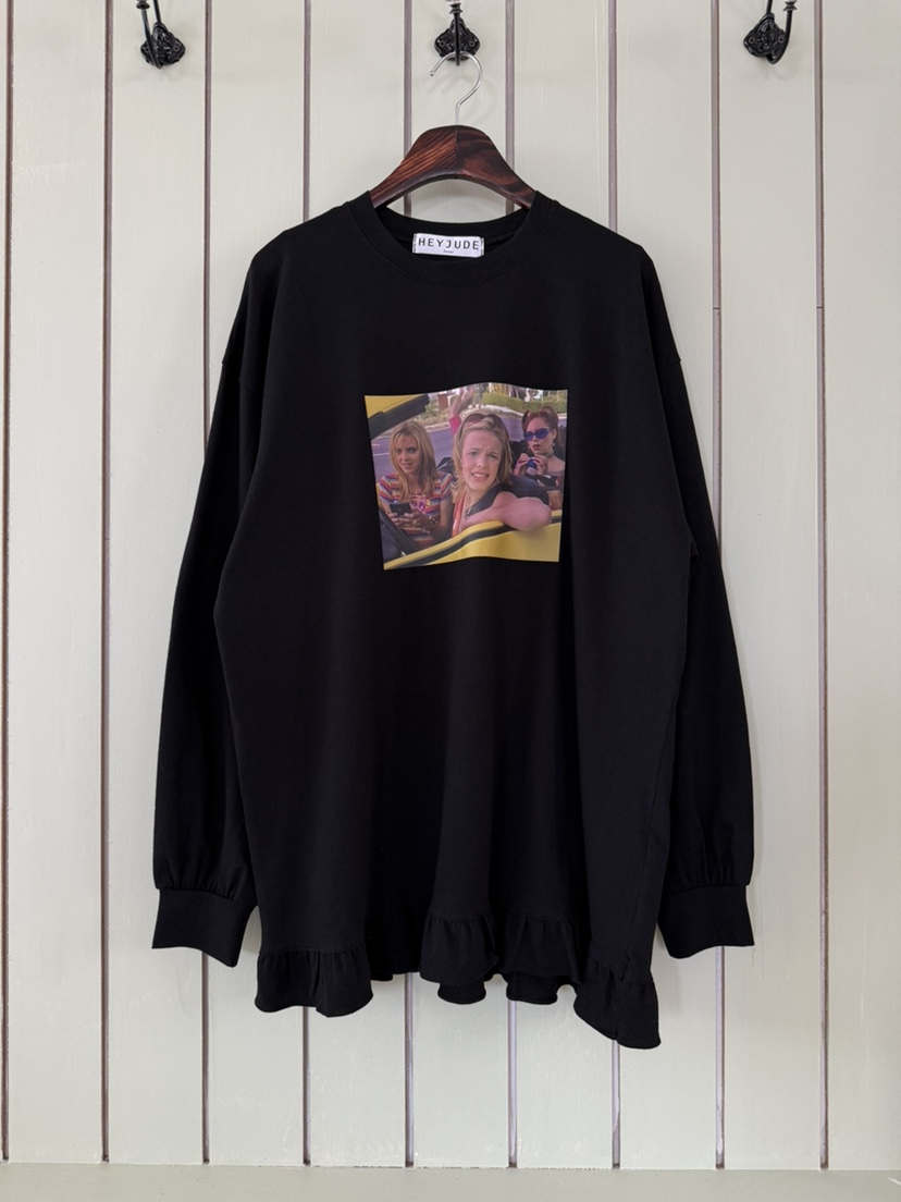 HEYJUDE東大門直郵女士新款真品時尚推薦26春夏長袖T恤復古HEYJUDE長袖T恤圖色2