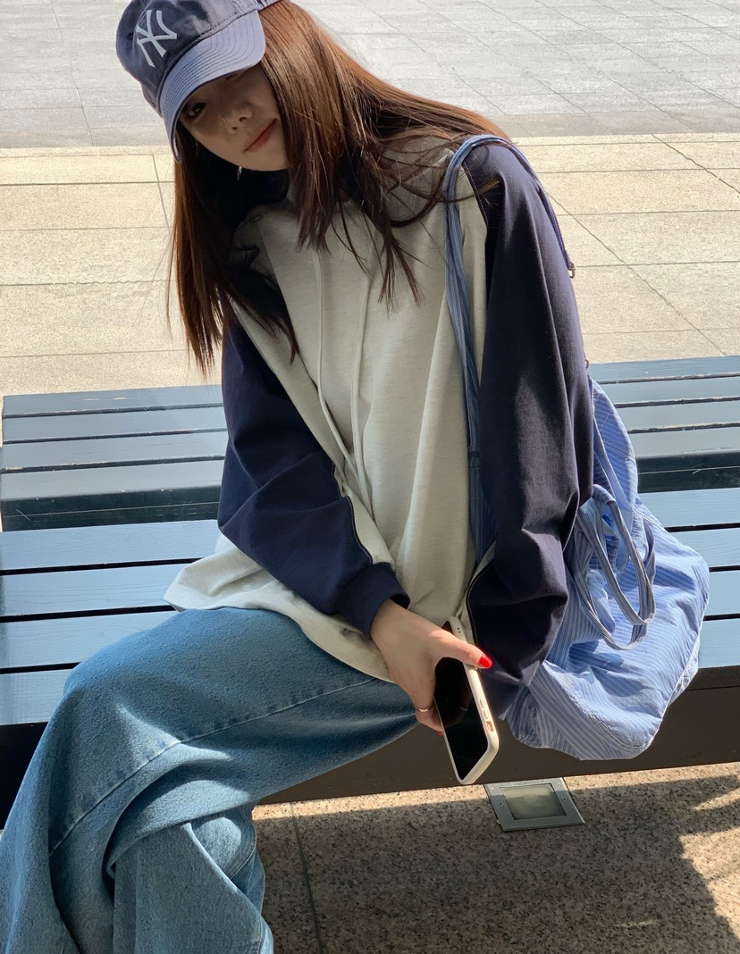 COURGETTE東大門直郵女士新品26春夏真品推薦休閑衛衣連帽衫COURGETTE衛衣