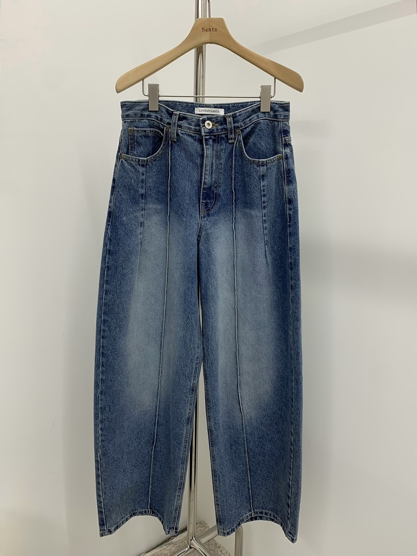 LOVE MY SANTA東大門實拍女士新品推薦26春夏休閑牛仔褲Santa/LOVE MY SANTA牛仔褲圖色1