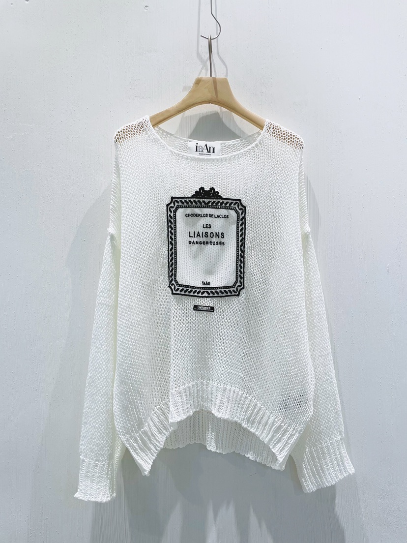 IAAN東大門實拍女士新品26春夏休閑人氣職業時尚推薦針織衫iaAn針織衫圖色1