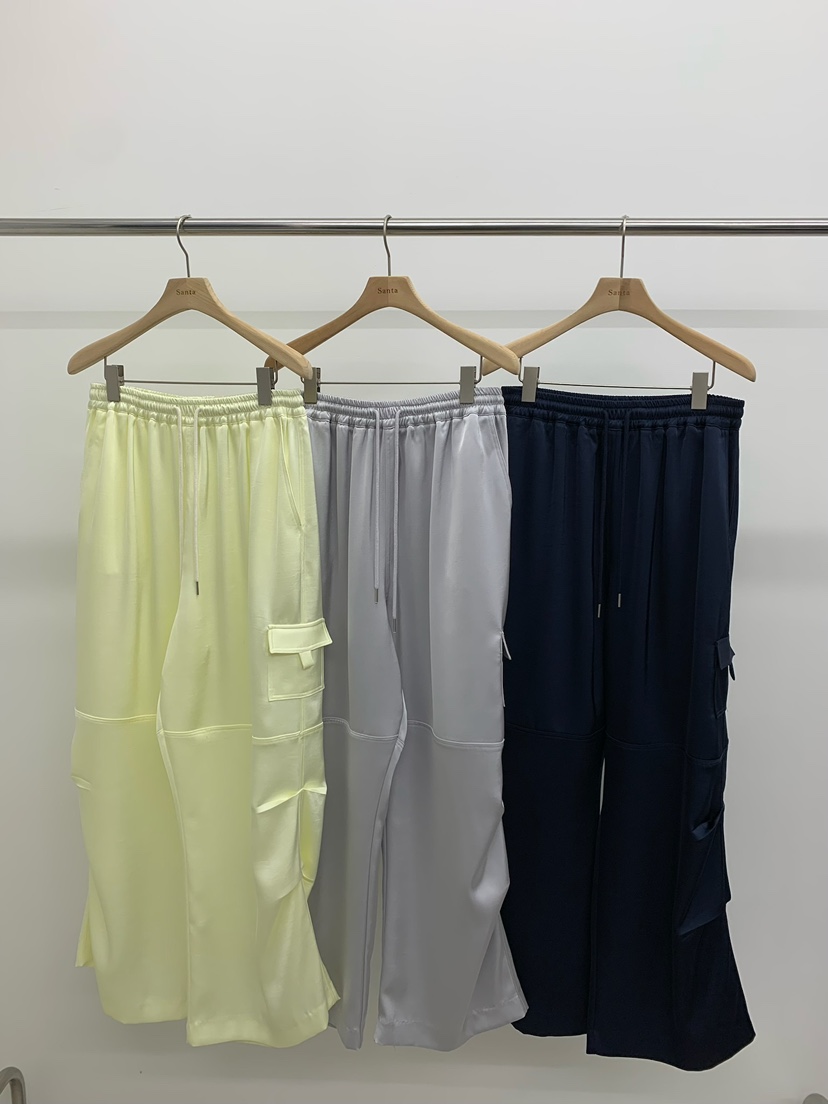 LOVE MY SANTA東大門實拍女士新品26春夏休閑休閑褲緞面Santa/LOVE MY SANTA休閑褲