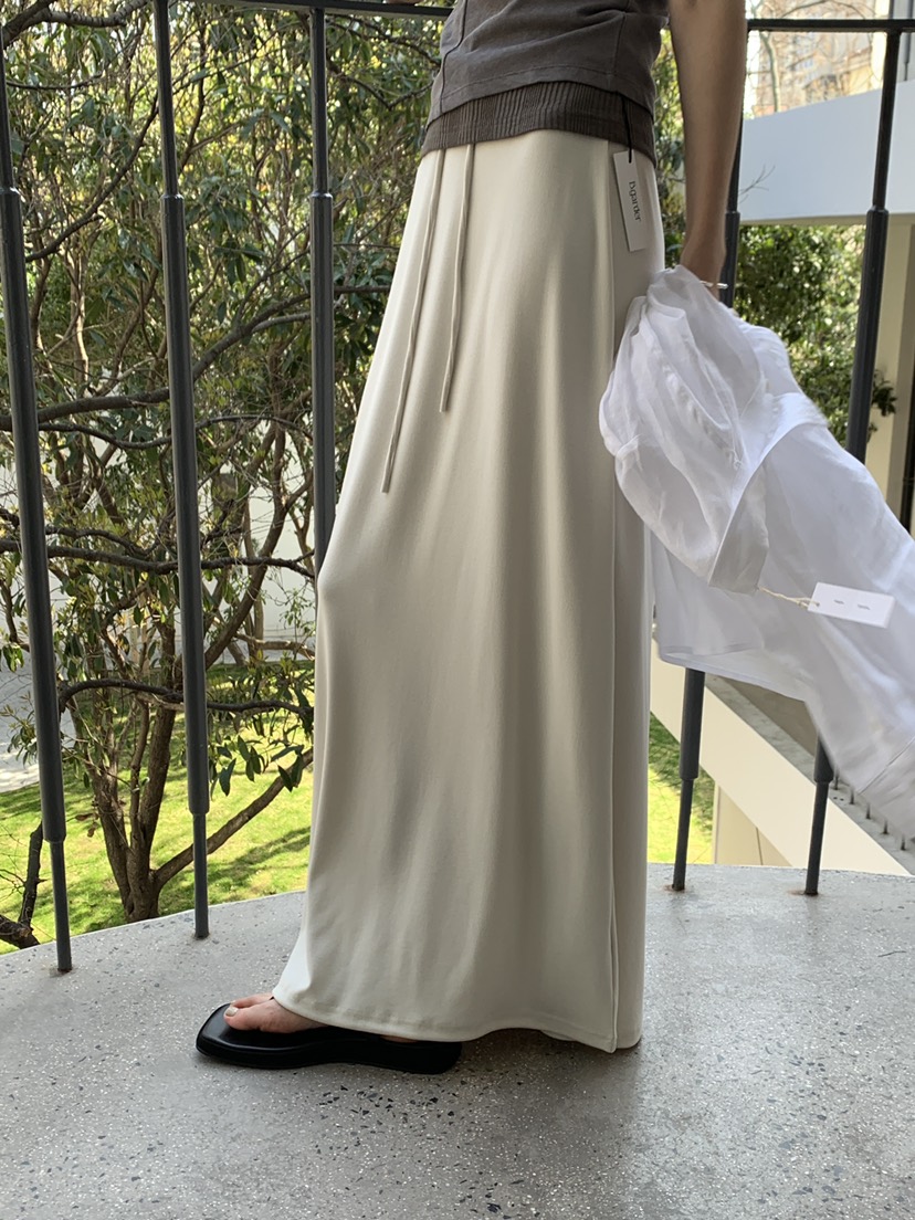 B_GARDER韓國直郵女裝新款熱賣職業推薦真品26春夏長裙超長B.GARDER長裙