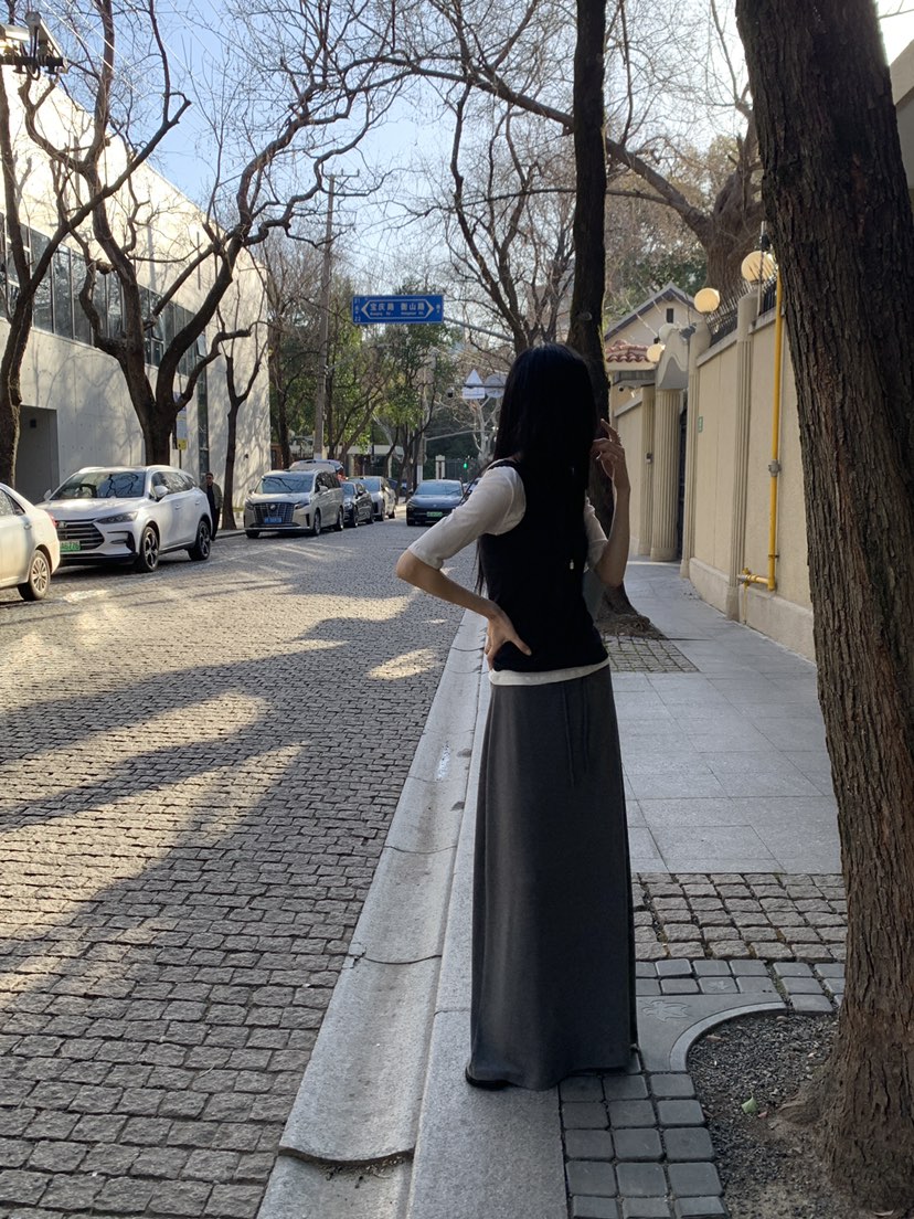 B_GARDER韓國直郵女裝新款熱賣職業推薦真品26春夏長裙超長B.GARDER長裙