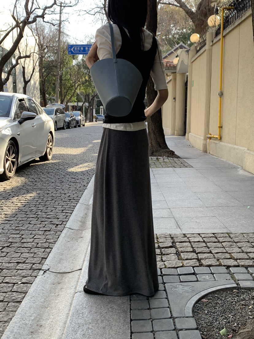 B_GARDER韓國直郵女裝新款熱賣職業推薦真品26春夏長裙超長B.GARDER長裙