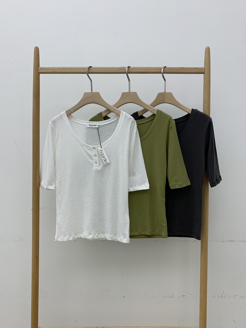 B_GARDER韓國代購女裝新品休閑推薦熱賣真品時尚26春夏T恤B.GARDERT恤