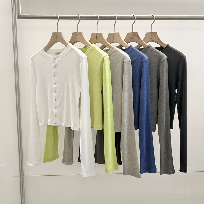 HEHR東大門直郵女士新品職業真品人氣熱賣時尚休閑長袖T恤hehr-AUTOMNE長袖T恤