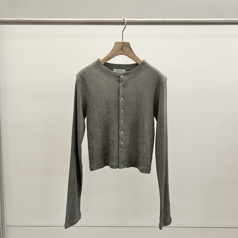 HEHR東大門直郵女士新品職業真品人氣熱賣時尚休閑長袖T恤hehr-AUTOMNE長袖T恤圖色5