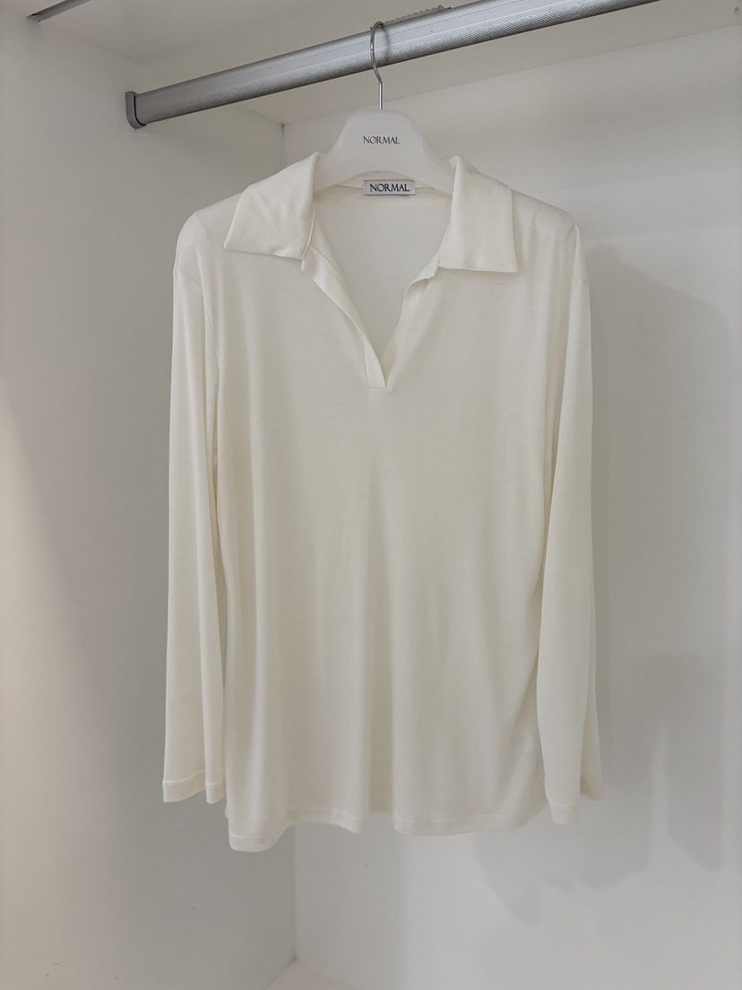 NORMAL韓國直郵女士新款26春夏休閑時尚真品人氣職業長袖T恤NORMAL長袖T恤圖色1