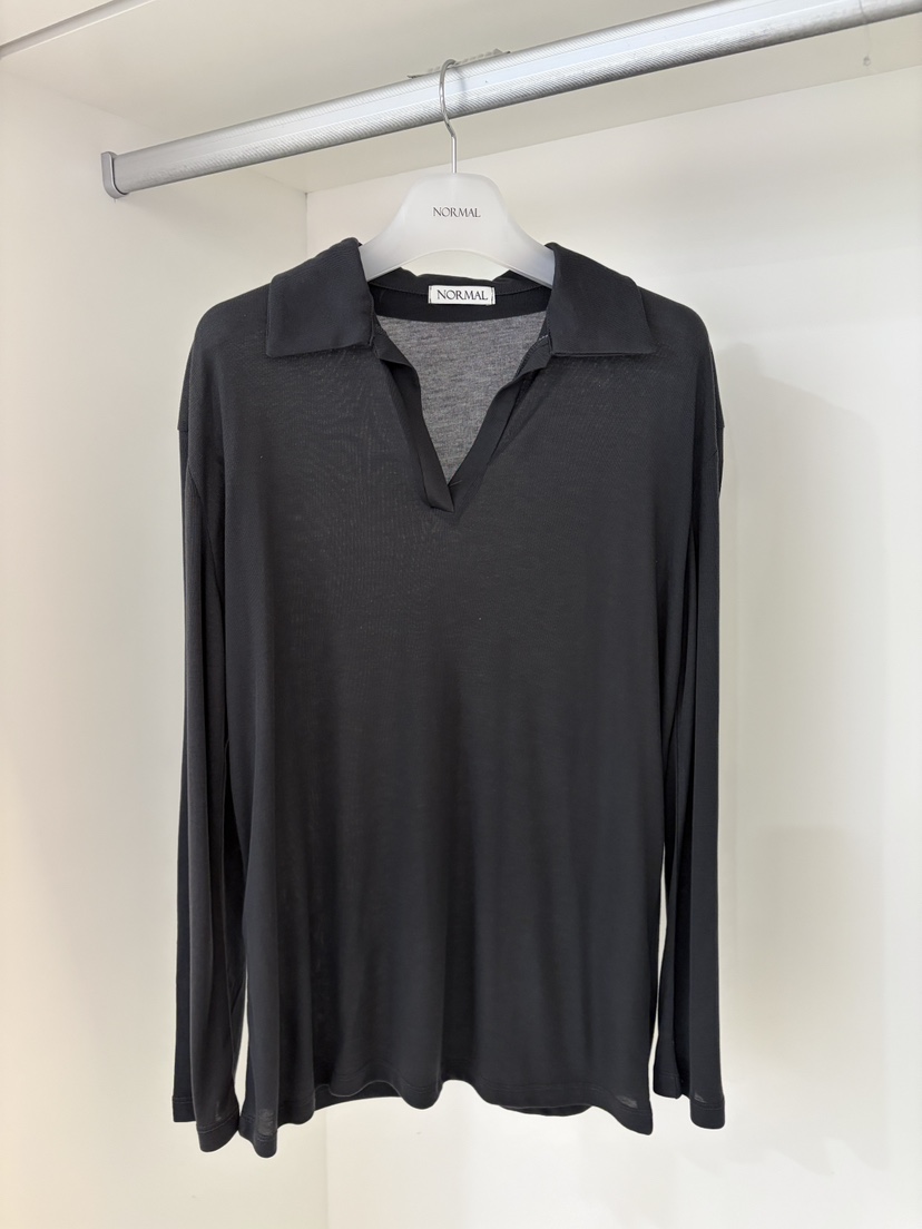 NORMAL韓國直郵女士新款26春夏休閑時尚真品人氣職業長袖T恤NORMAL長袖T恤圖色2