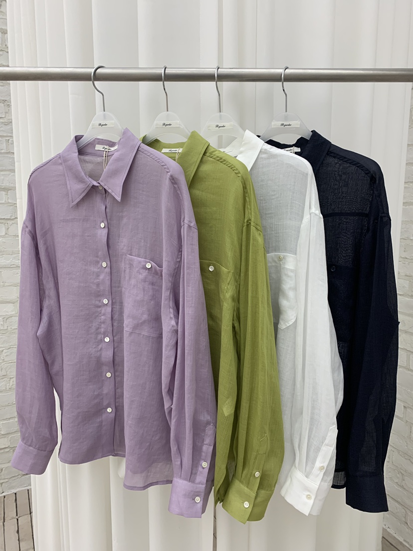 B_GARDER東大門直郵女士新品推薦人氣休閑襯衫蕾絲衫亞麻B.GARDER襯衫/蕾絲衫