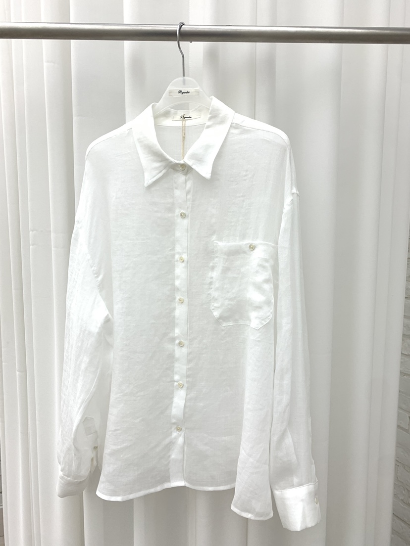 B_GARDER東大門直郵女士新品推薦人氣休閑襯衫蕾絲衫亞麻B.GARDER襯衫/蕾絲衫圖色1