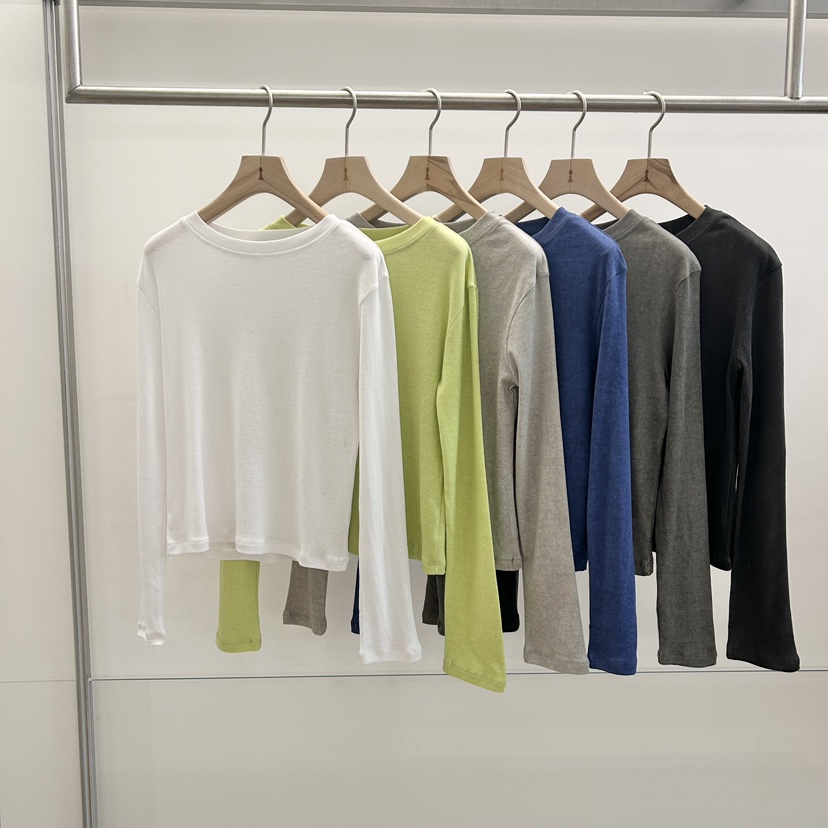 HEHR東大門實拍女士新品休閑26春夏熱賣推薦職業真品長袖T恤hehr-AUTOMNE長袖T恤