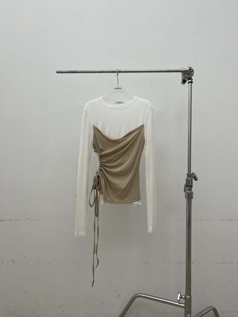 ATMOSPHERE韓國代購女裝新品職業人氣休閑真品時尚長袖T恤ATMOSPHERE/BLING長袖T恤圖色2