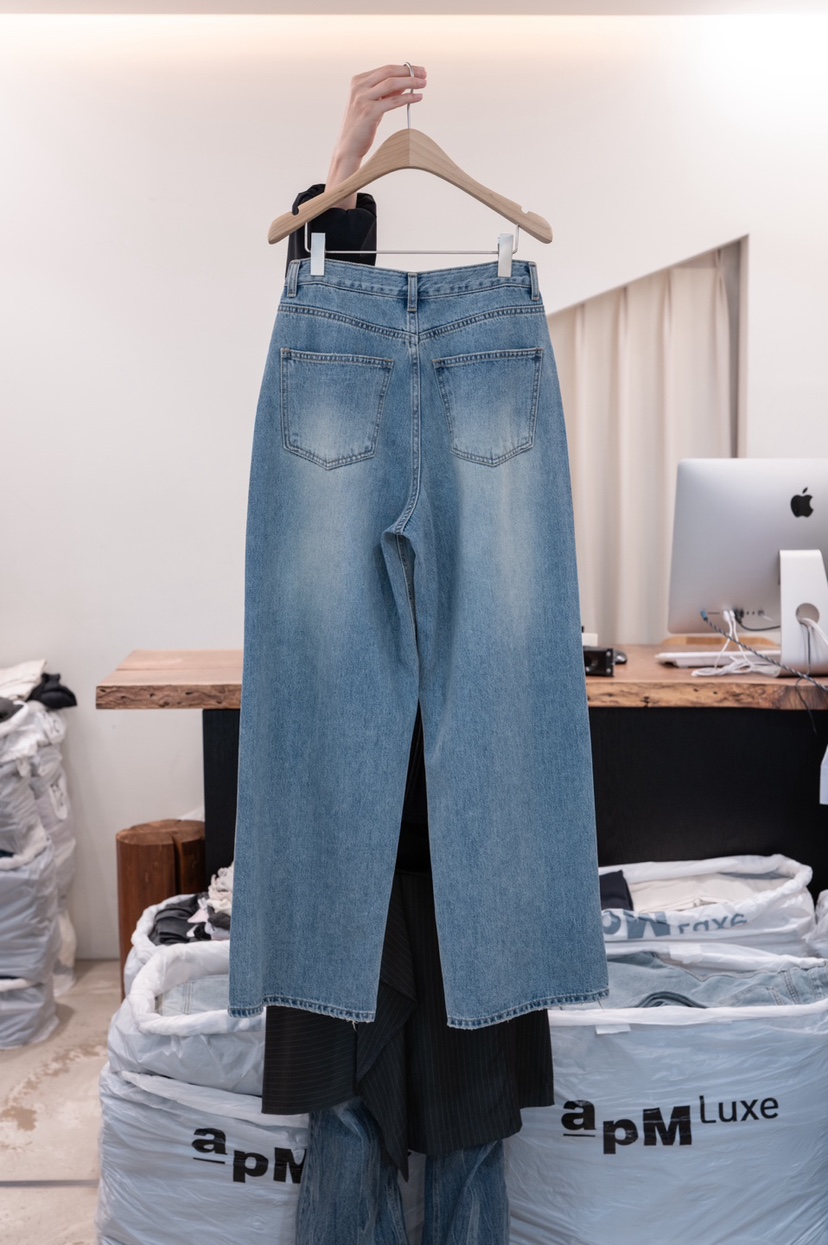 FRIC韓國代購女士新款推薦時尚真品職業休閑熱賣26春夏牛仔褲FRIC牛仔褲