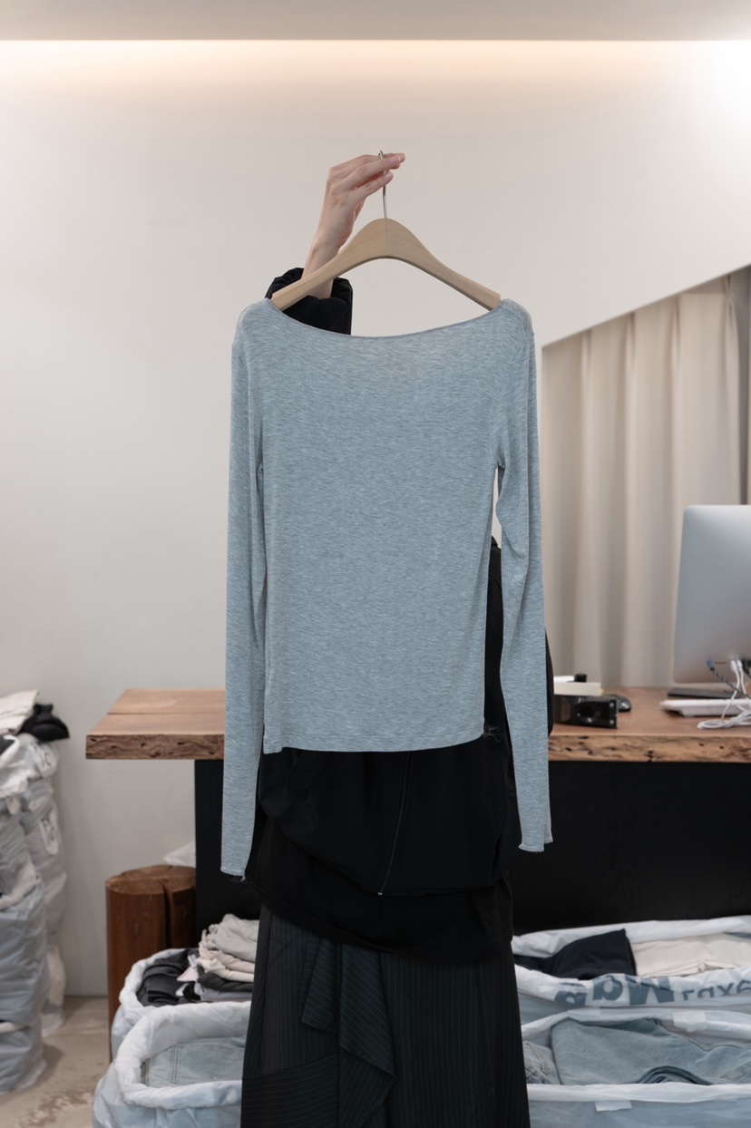 FRIC韓國代購女裝新品推薦人氣真品休閑時尚職業26春夏長袖T恤FRIC長袖T恤