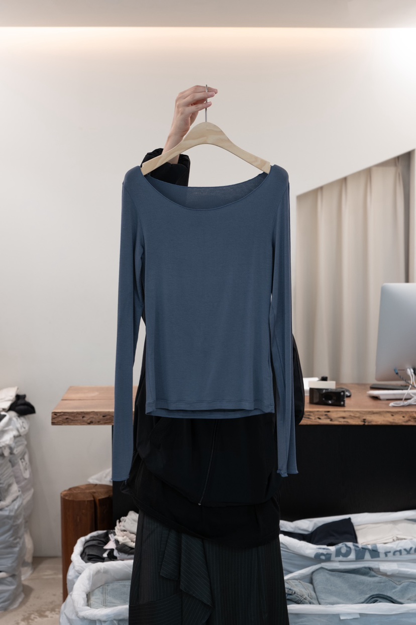 FRIC韓國代購女裝新品推薦人氣真品休閑時尚職業26春夏長袖T恤FRIC長袖T恤圖色3