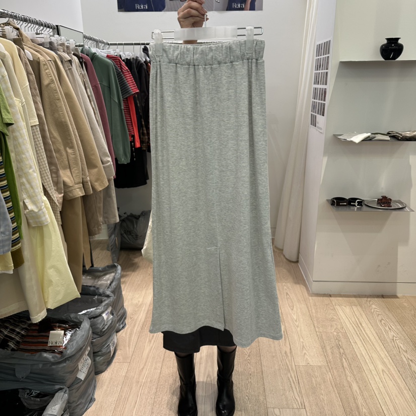 REIRAI東大門直郵女士新品推薦休閑真品時尚熱賣長裙華夫格Reirai長裙