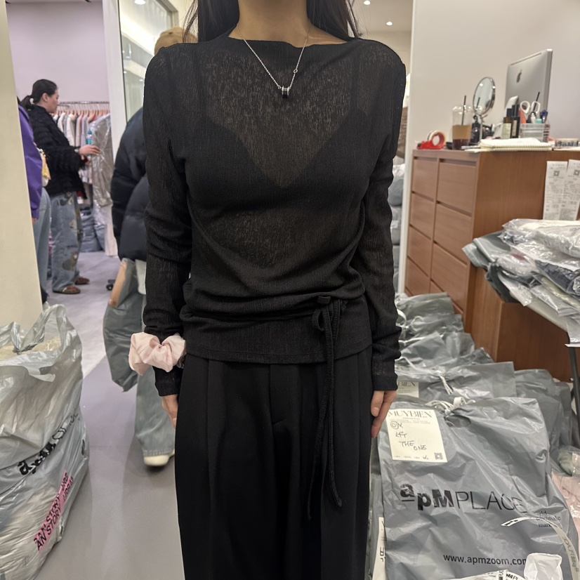 MUYBIEN東大門實拍女裝新款休閑熱賣時尚人氣推薦職業針織衫MUYBIEN針織衫圖色3