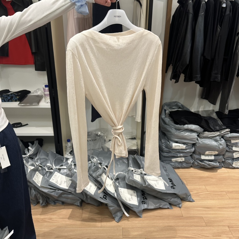 MUYBIEN東大門實拍女裝新款休閑熱賣時尚人氣推薦職業針織衫MUYBIEN針織衫圖色4