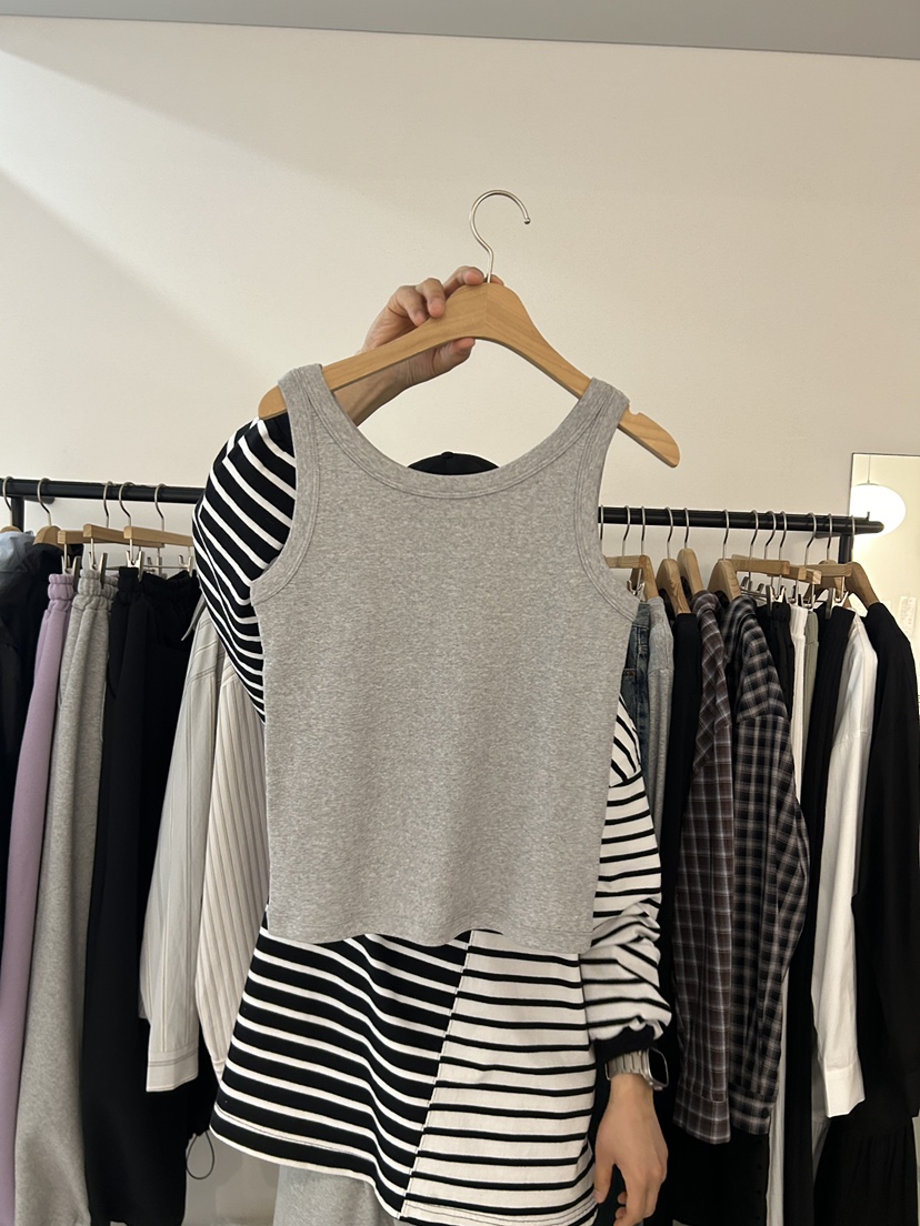 AS THOUGHT東大門直郵女士新品26春夏推薦職業真品吊帶背心AS THOUGHT吊帶/背心