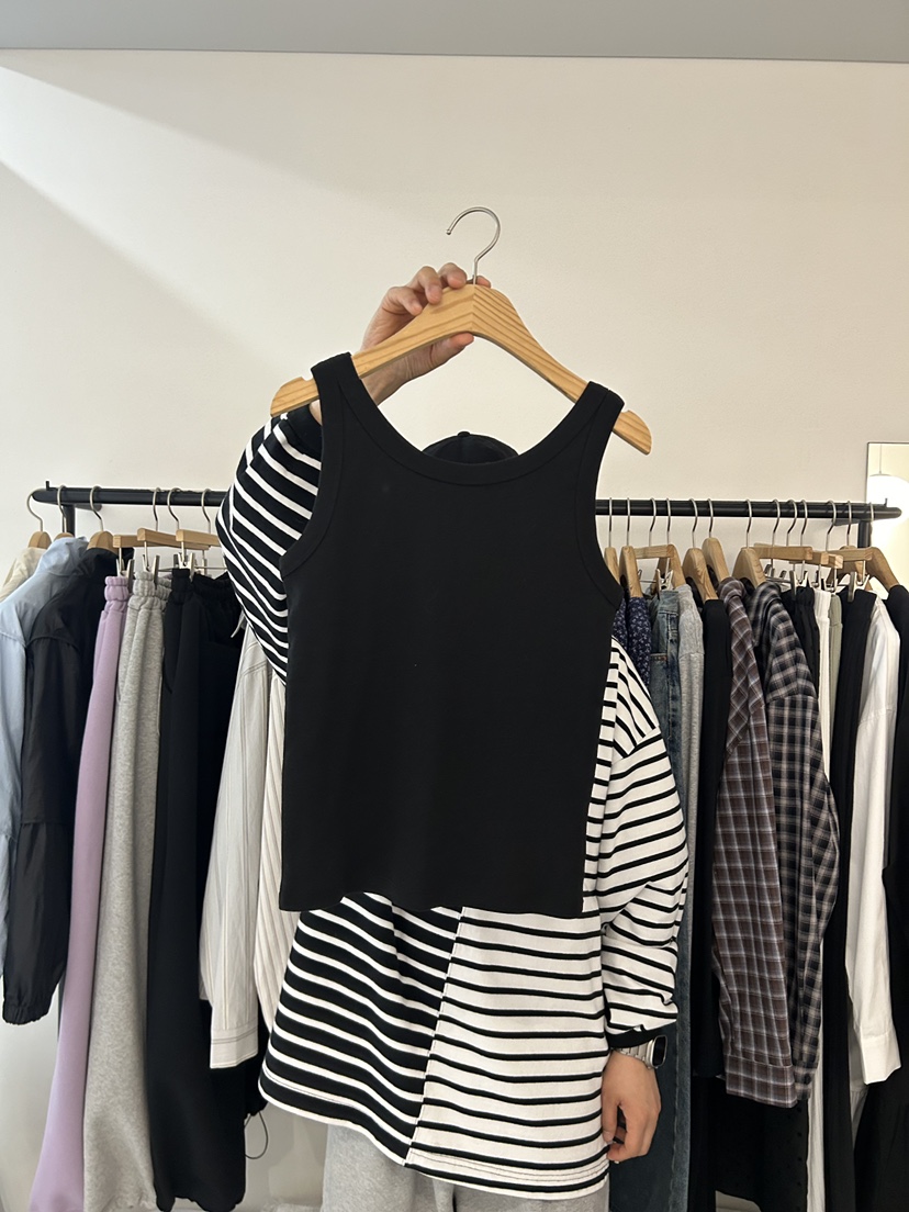 AS THOUGHT東大門直郵女士新品26春夏推薦職業真品吊帶背心AS THOUGHT吊帶/背心圖色4